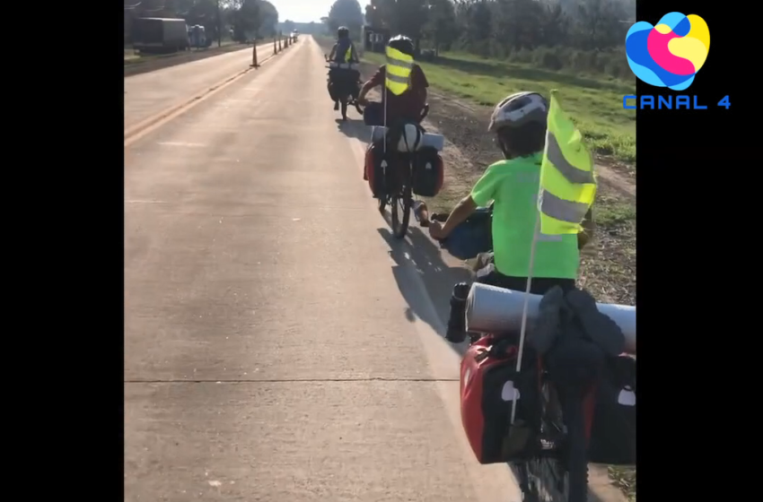  HISTORIAS DE VIDA, una familia recorre en bicicleta las rutas Argentinas